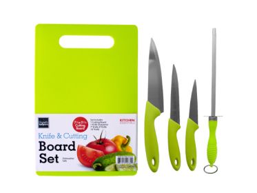 Knife &amp; Cutting Board Set