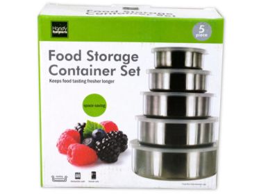 Nesting Metal Food Storage Container Set