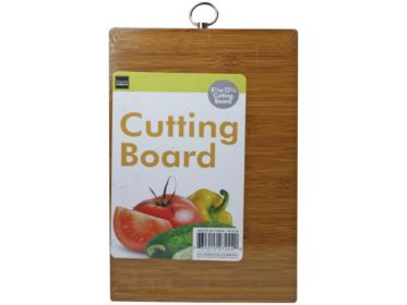 Rectangle Wood Cutting Board With Hanging Loop Hook