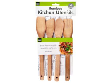 4 Piece Bamboo Tools