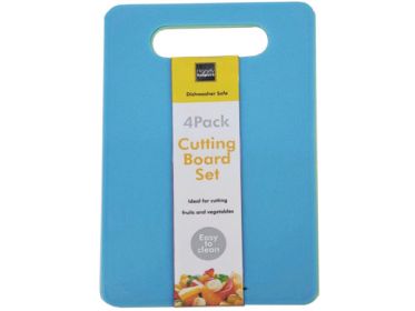 4 Pack Cutting Board Set