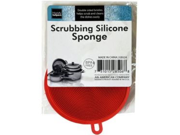 Round Rubber Kitchen Dish Scrubber