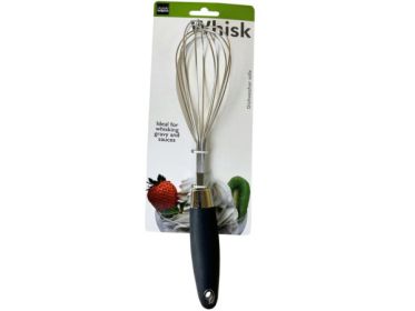 Metal Whisk with Plastic Handle