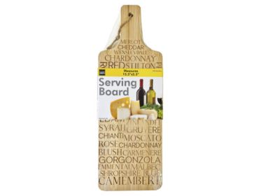 Bamboo Serving Board with Engraved Words