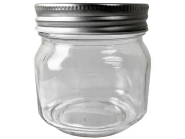 8 Ounce Glass Container w/Lid