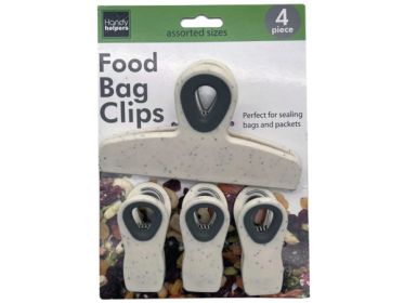 4 Pack Multi-Size Food Bag Clips