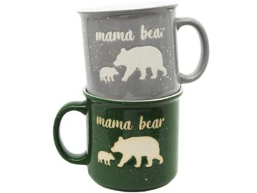 16 Ounce Mama Bear Ceramic Speckled Color Mug