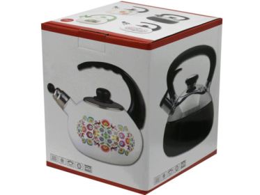 2.2 liter assorted color whistling tea kettle