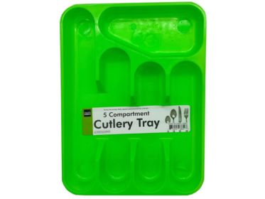 Five Section Plastic Cutlery Tray