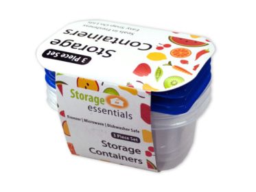 Rectangular Food Storage Containers with Lids