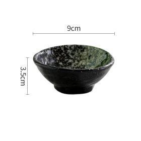 Creative Flavor Dish Household Small Bowl (Option: Emerald green)