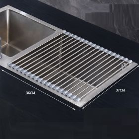 Creative Minimalist Multifunctional Household Pot Mat Kitchen Storage Drainage Storage (Option: 37x36cm)