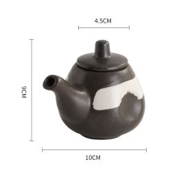 Kitchen Storage Tank Underglaze Color Seasoning Pot (Option: Brush white)