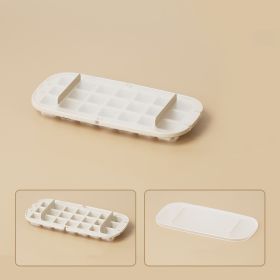 Ice Box Ice Cube Tray Grid High Capacity Food Grade Kitchen Gadgets (Option: Yellow-Single box)