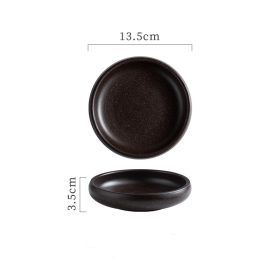 Small Dish Seasoning Ceramic Circular (Option: Patina-S)