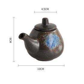 Kitchen Storage Tank Underglaze Color Seasoning Pot (Option: Blues)