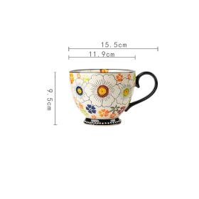 High Beauty Household Ceramic Tableware And Dishes (Option: Breakfast cup)