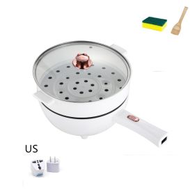 Household Multifunctional Electric Frying Pan (Option: Mechanical belt steamer-US)