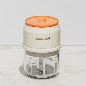 MODONG Multi-purpose Electric Garlic Masher; Chopper; Household Small Meat Grinder (Capacity: 300ML)