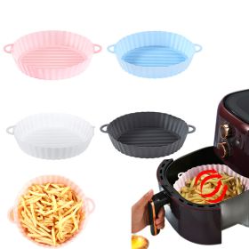 Air Fryer Tray Silicone Kitchen Supplies AirFryer Silicone Pot Grill Pan Accessories Disposable Paper Liner (Quantity: 1PC, Color: White)