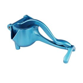 Manual Citrus Juicer Heavy Duty Juice Metal Aluminum Alloy Squeezer (Color: Blue, Type: Squeeze Juicer)