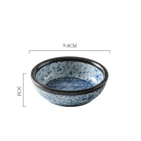 Creative Seasoning Japanese Ceramic Small Plate (Option: Ripple pattern)