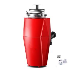 Kitchen Disposer Food Waste Shredder (Option: Red 800W-US)