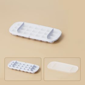 Ice Box Ice Cube Tray Grid High Capacity Food Grade Kitchen Gadgets (Option: Purple-Single box)